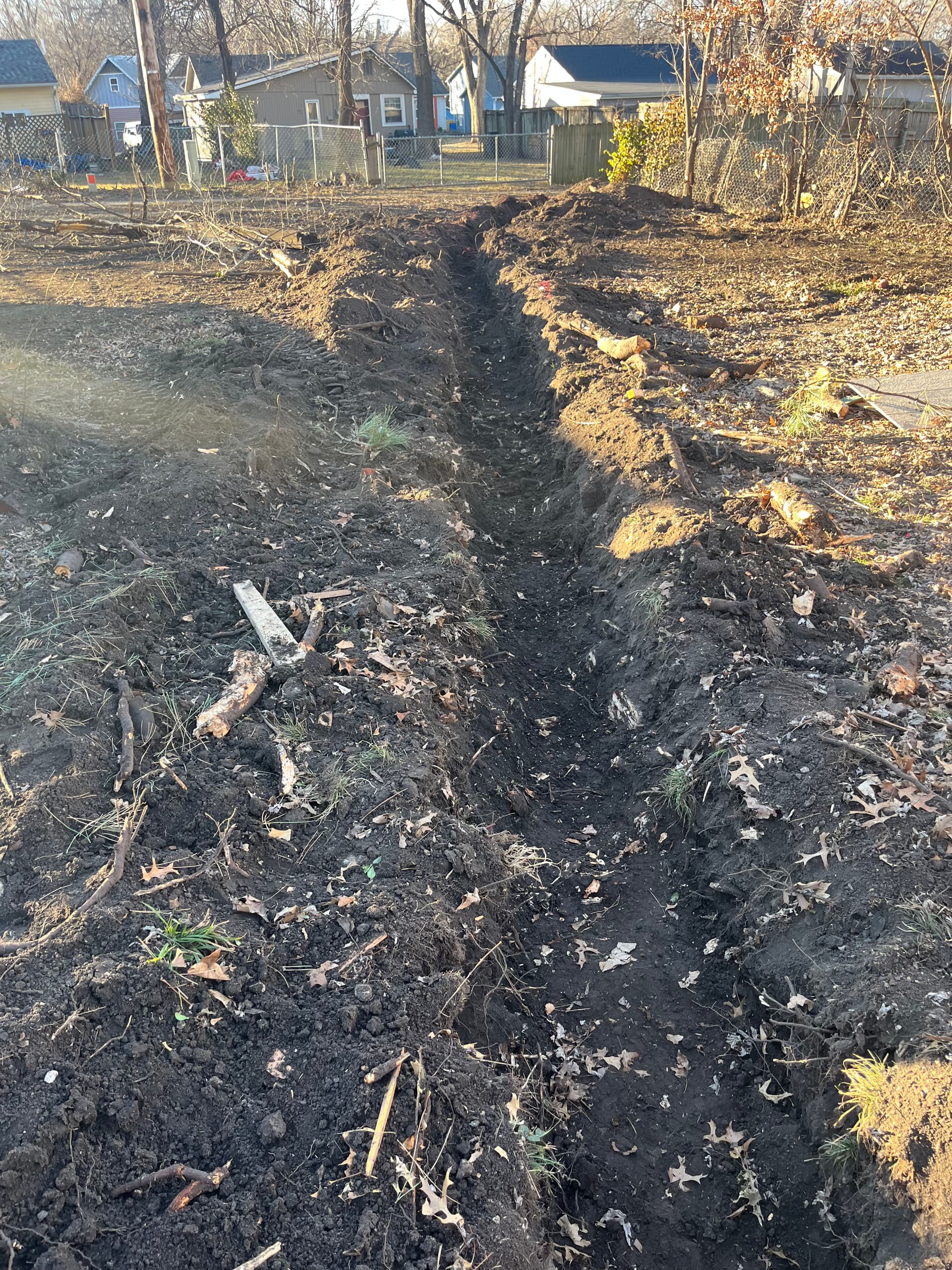 Excavation and Backyard Makeover in Lawrence KS image